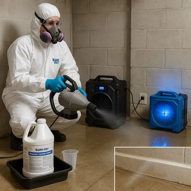 Sanitization and Odor Removal process in Poolesville, MD
